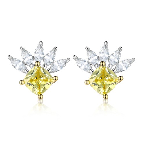 Earrings high-end niche ladies sterling silver earrings temperament earrings