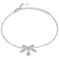 Bow bracelet INS personalized silver hand jewelry niche