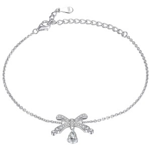 Bow bracelet INS personalized silver hand jewelry niche