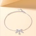 Bow bracelet INS personalized silver hand jewelry niche