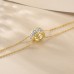 18k gold sterling silver bracelet niche jewelry