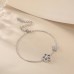 Silver star bracelet high-end jewelry