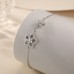Silver star bracelet high-end jewelry